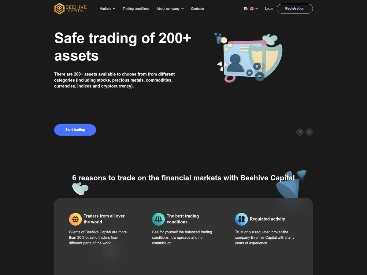 Screenshot von Beehivecapital