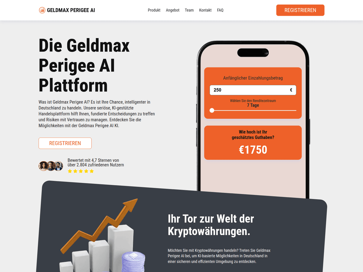 Screenshot der Webseite Geldmaxperigee (geldmaxperigee.de)