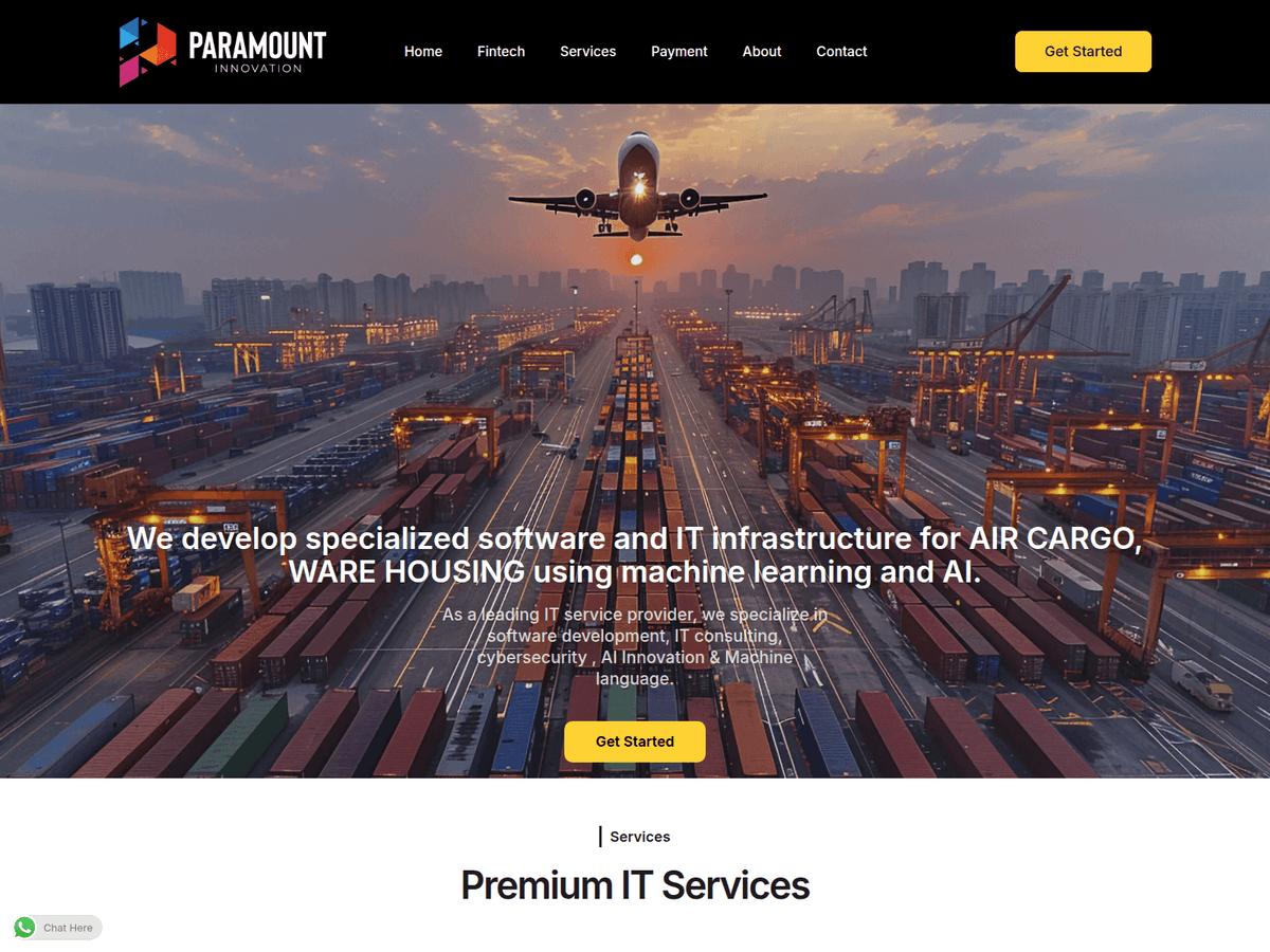 Screenshot der Webseite Pmtinnova (pmtinnova.com)