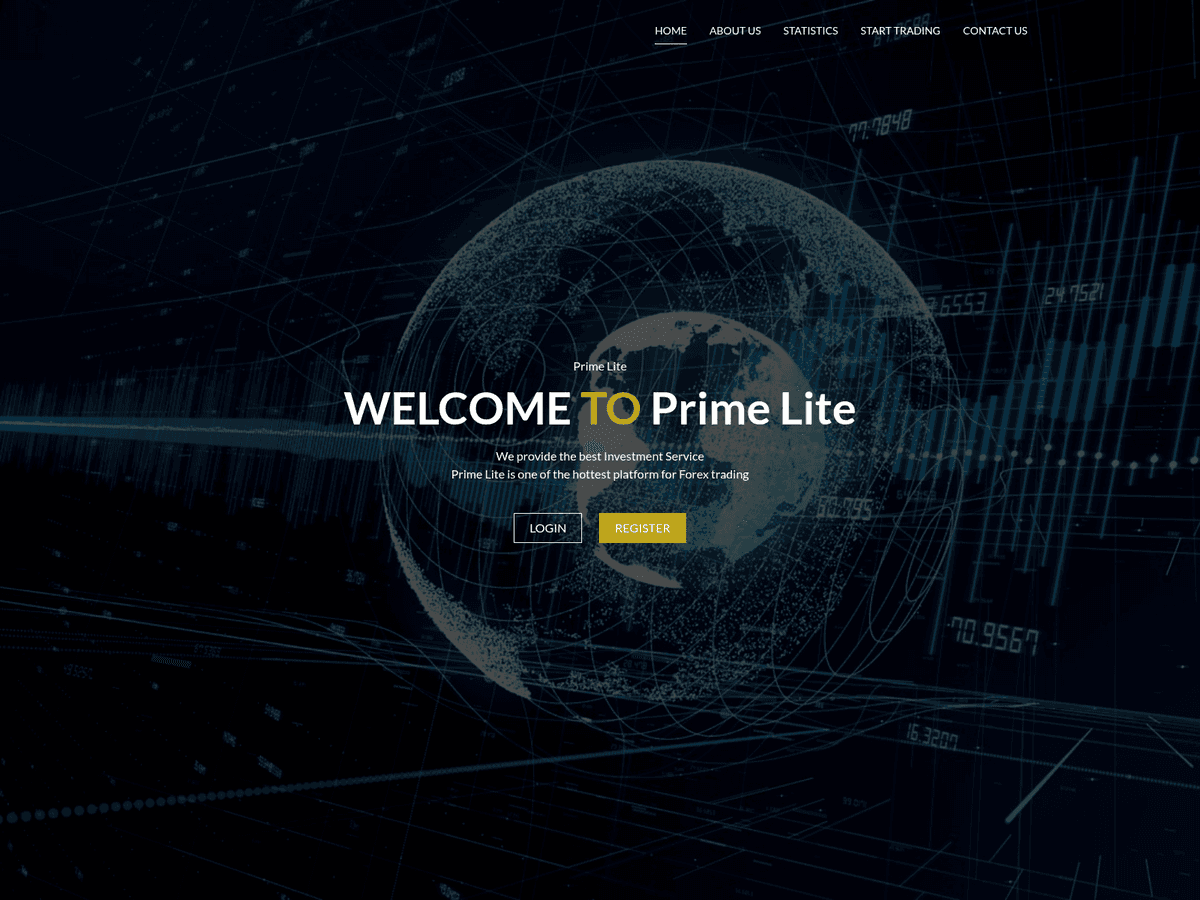 Screenshot der Webseite Primelite (primelite.top)