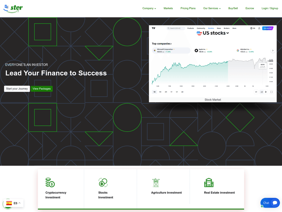 Screenshot der Webseite Vestorpremier (vestorpremier.com)