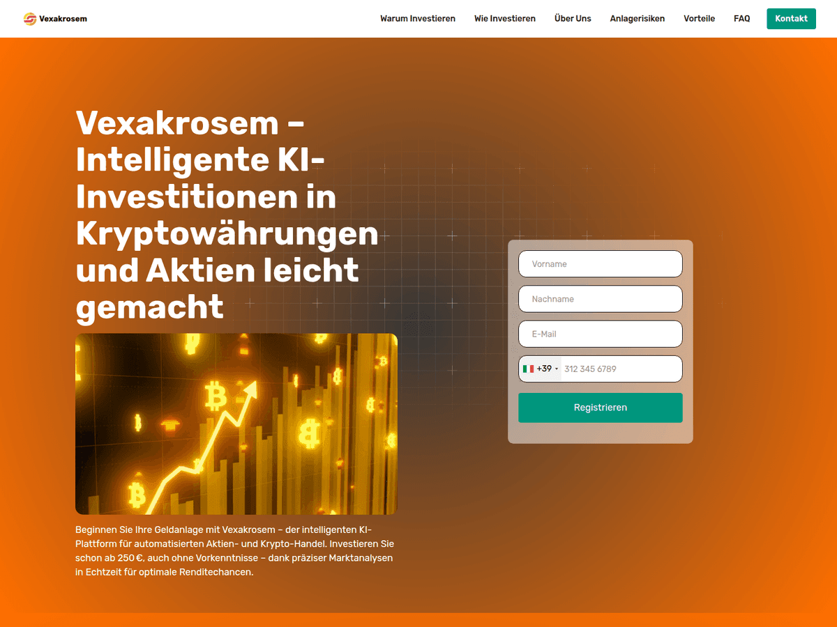 Screenshot der Webseite Vexakrosem Pro (vexakrosem-pro.org)