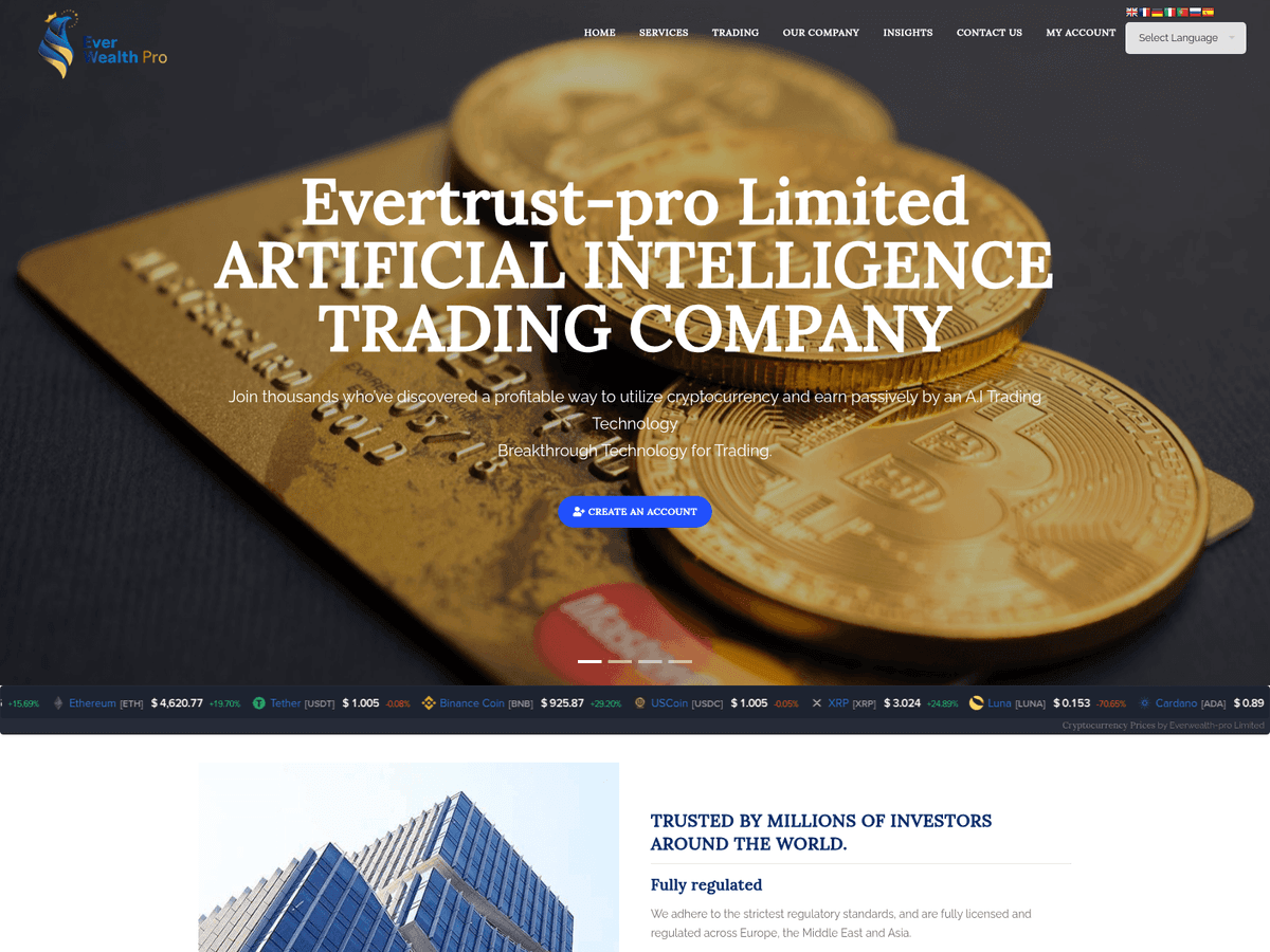 Screenshot der Webseite Gunvor Lux (gunvor-lux.com)