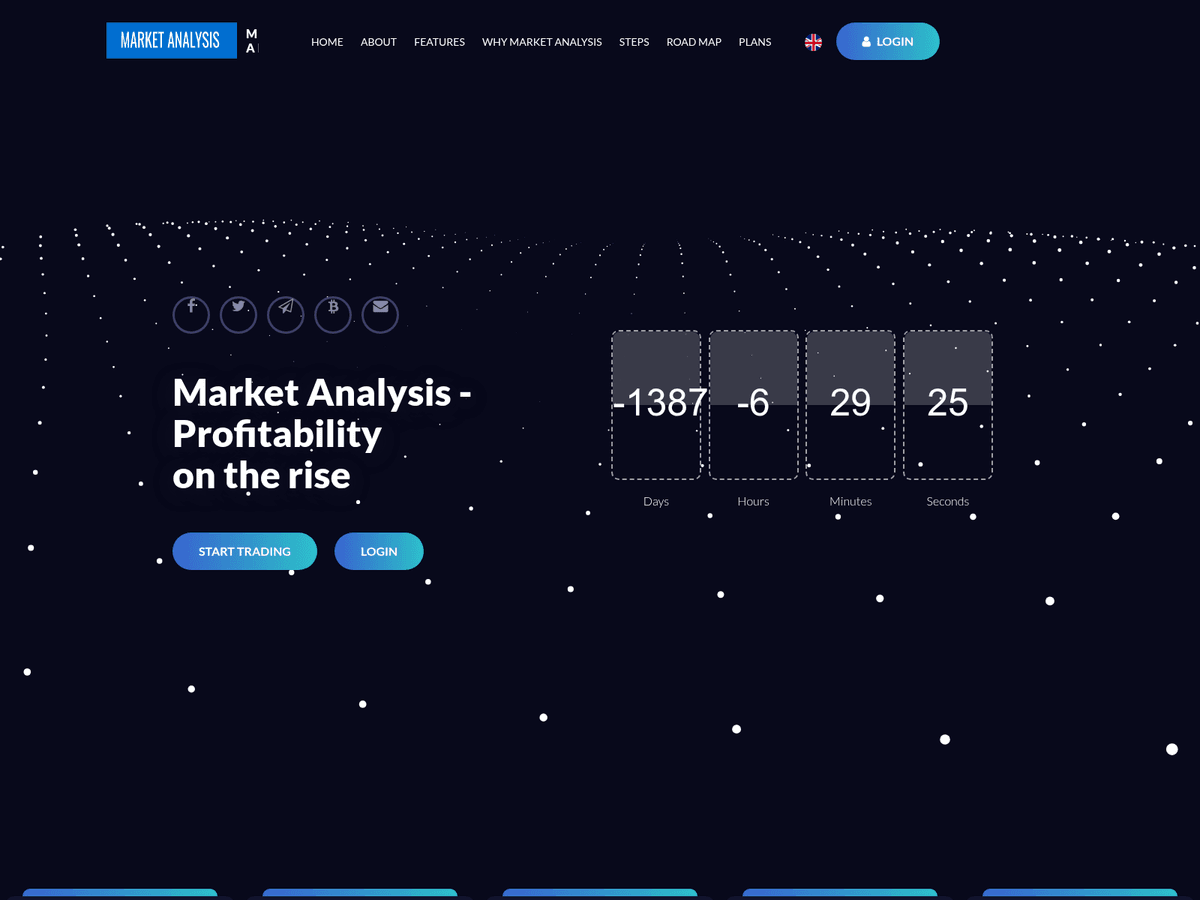 Screenshot der Webseite Marketsanalysis (marketsanalysis.life)
