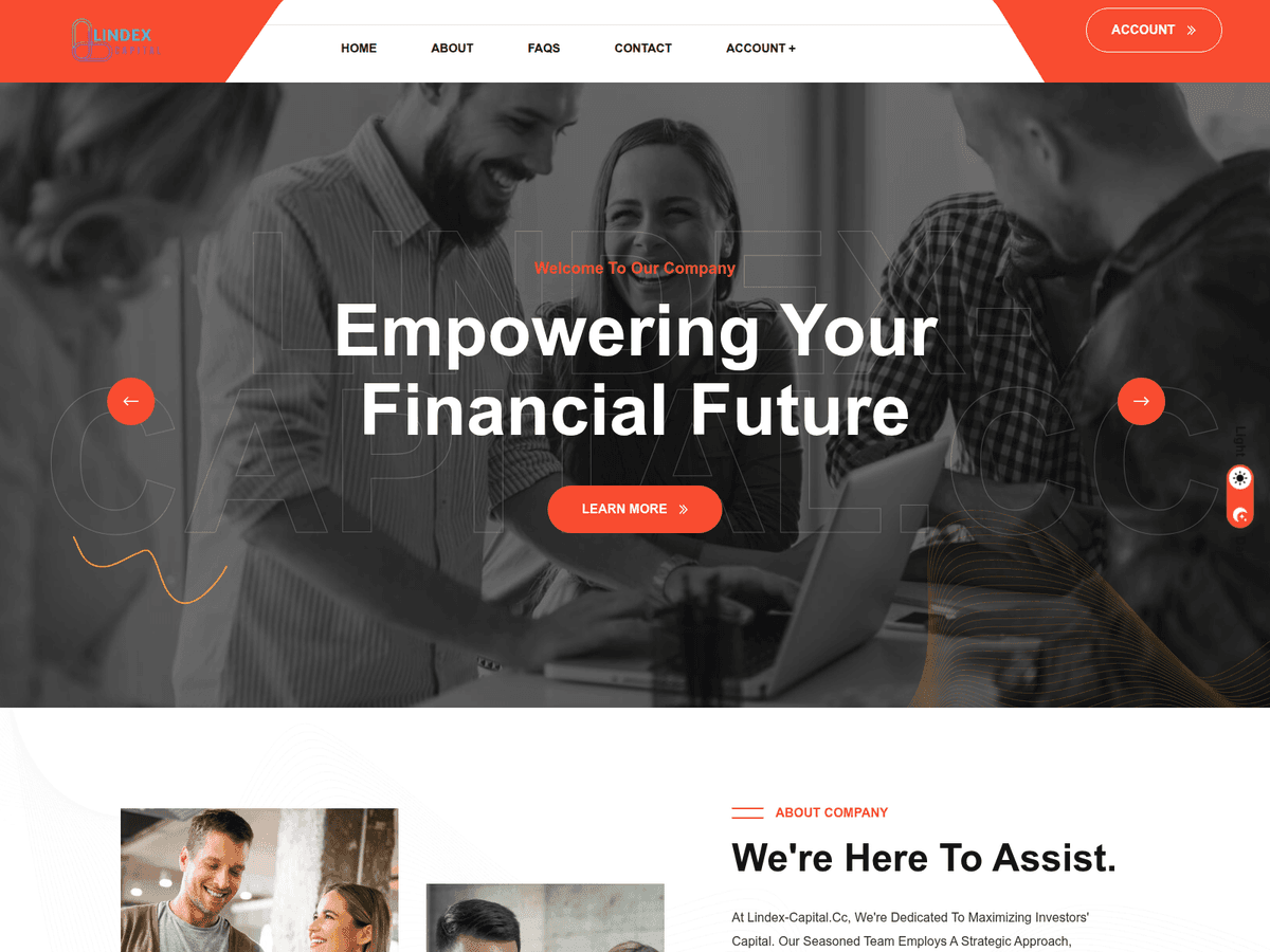 Screenshot von Lindex Capital