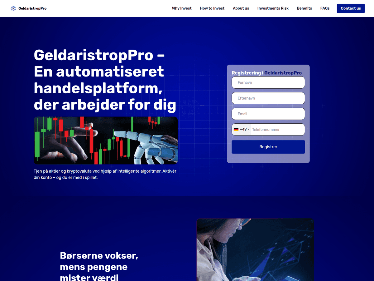 Screenshot der Webseite Geldaristropproapp (geldaristropproapp.de)