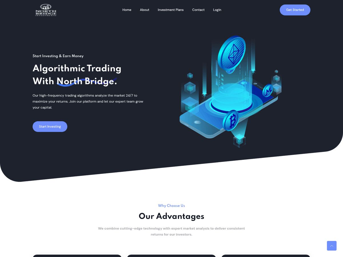 Screenshot der Webseite Northbridgeinvestments (northbridgeinvestments.com)