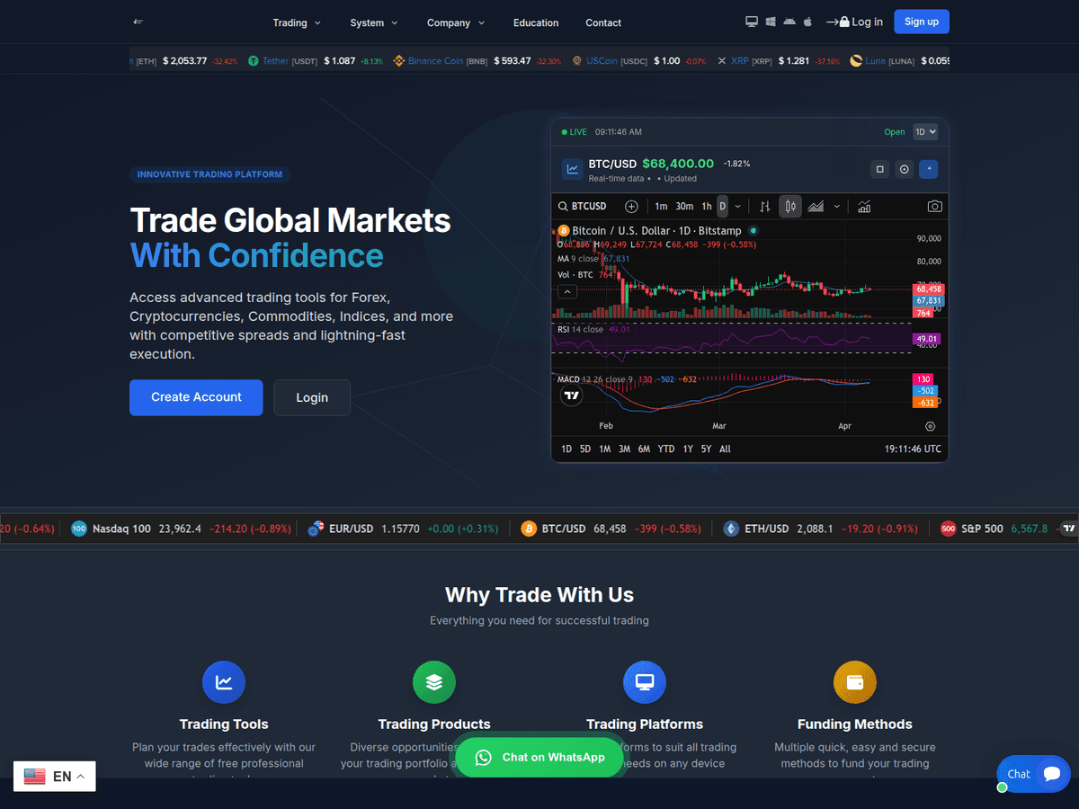 Screenshot der Webseite Kryptaplus (kryptaplus.org)