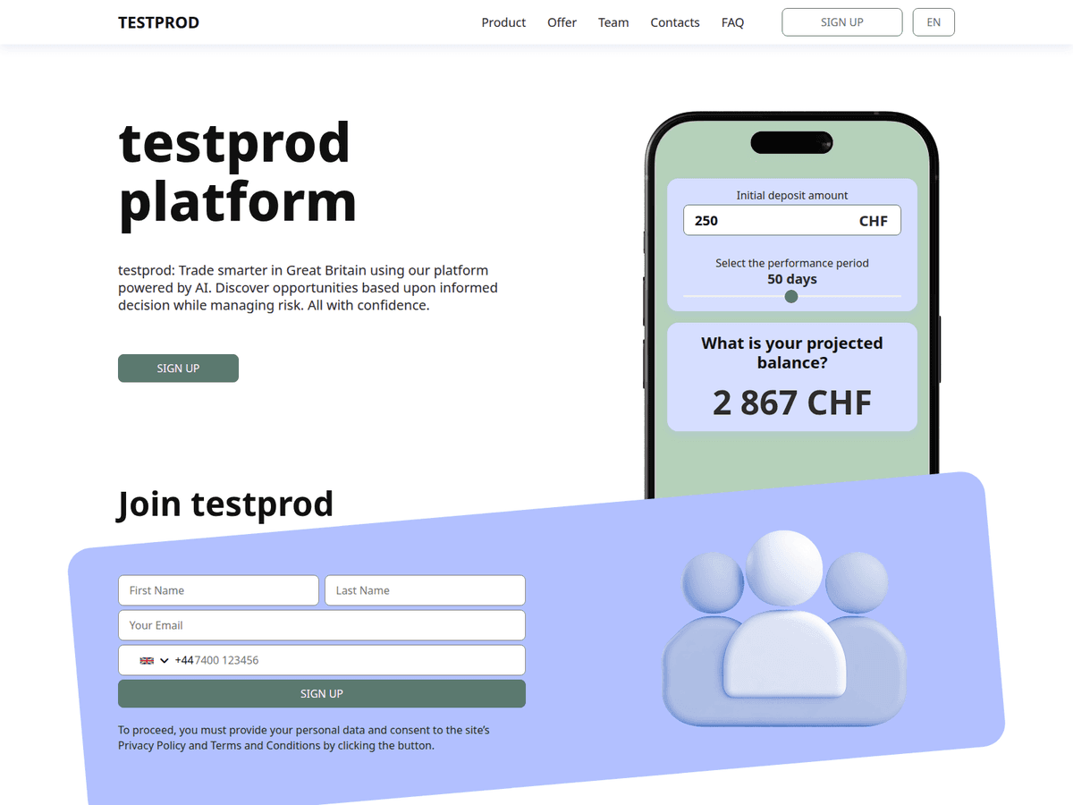 Screenshot der Webseite Testprod7 (testprod7.best)