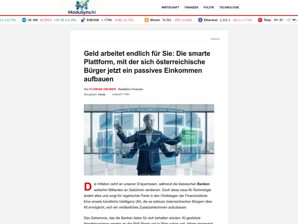 Screenshot von Modus Ki