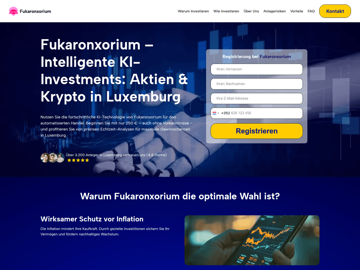 Screenshot der Webseite Fukaronxorium Ai (fukaronxorium-ai.net)