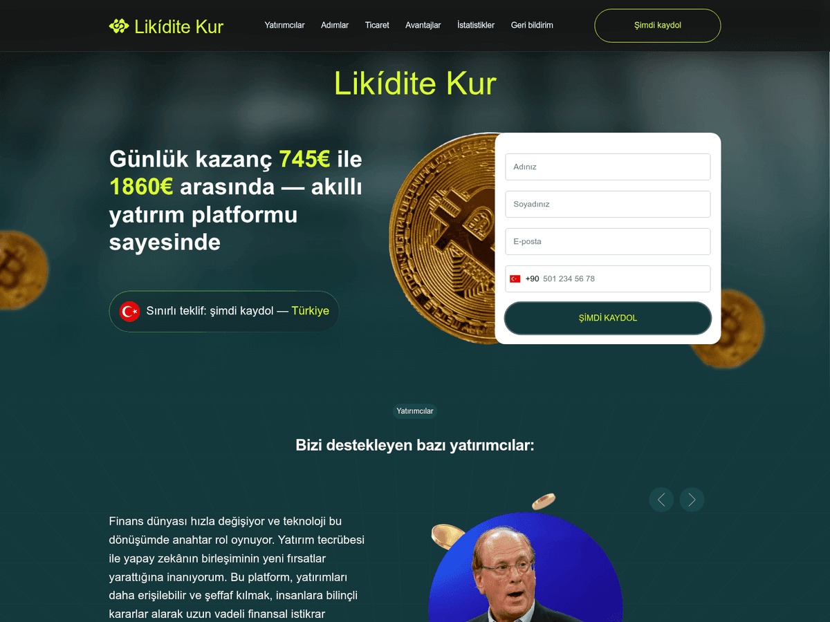 Screenshot der Webseite Likiditekur (likiditekur.com)