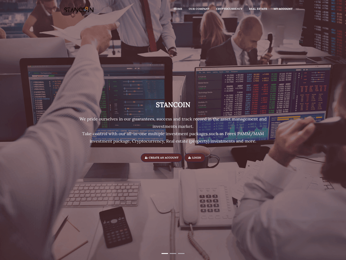 Screenshot von Stancoin