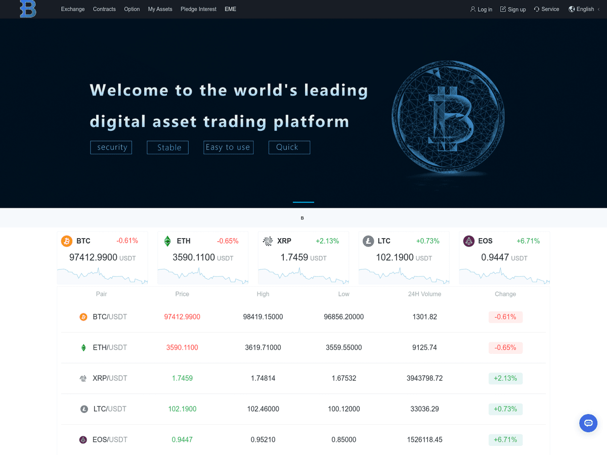 Screenshot der Webseite Bybit Web (bybit-web.com)