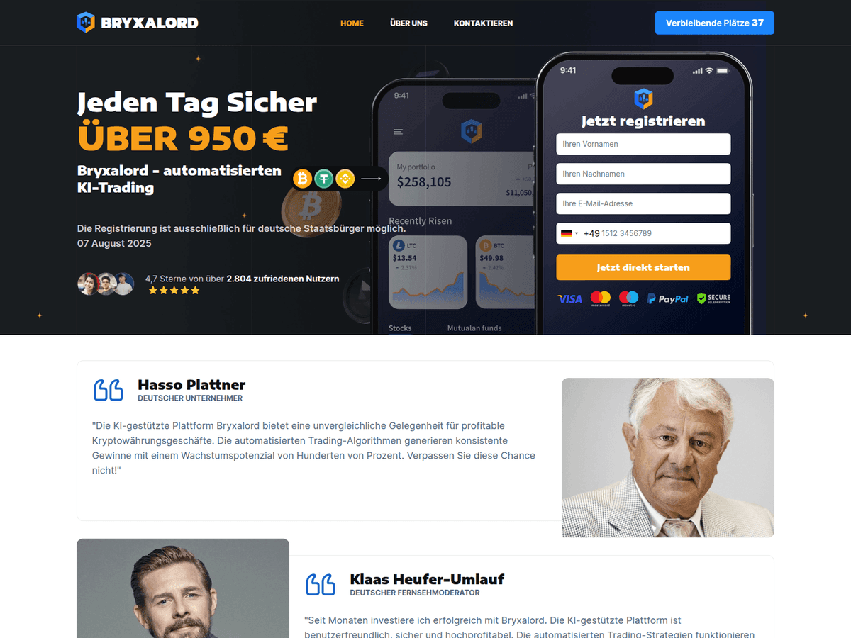 Screenshot der Webseite Bryxalord Invest (bryxalord-invest.com)