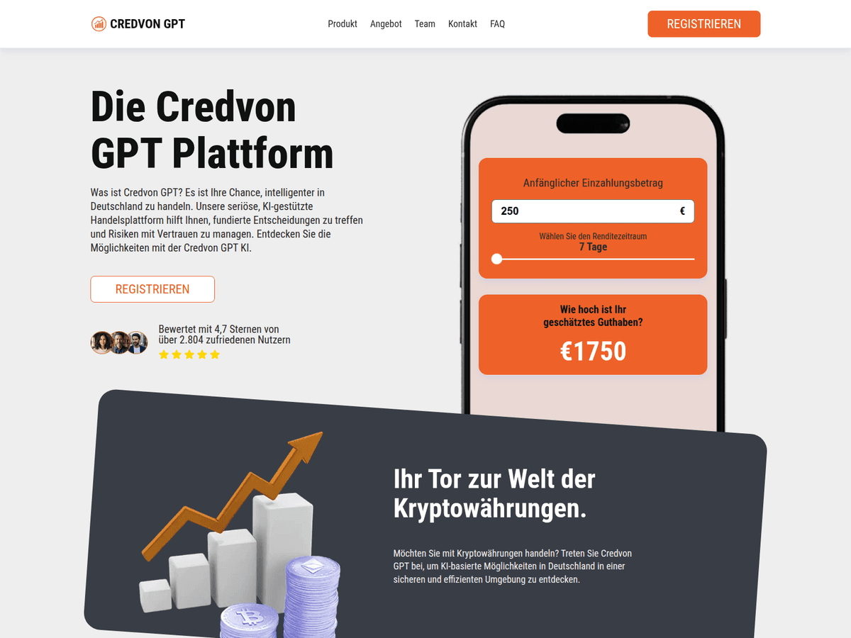 Screenshot der Webseite Credvongptai (credvongptai.de)
