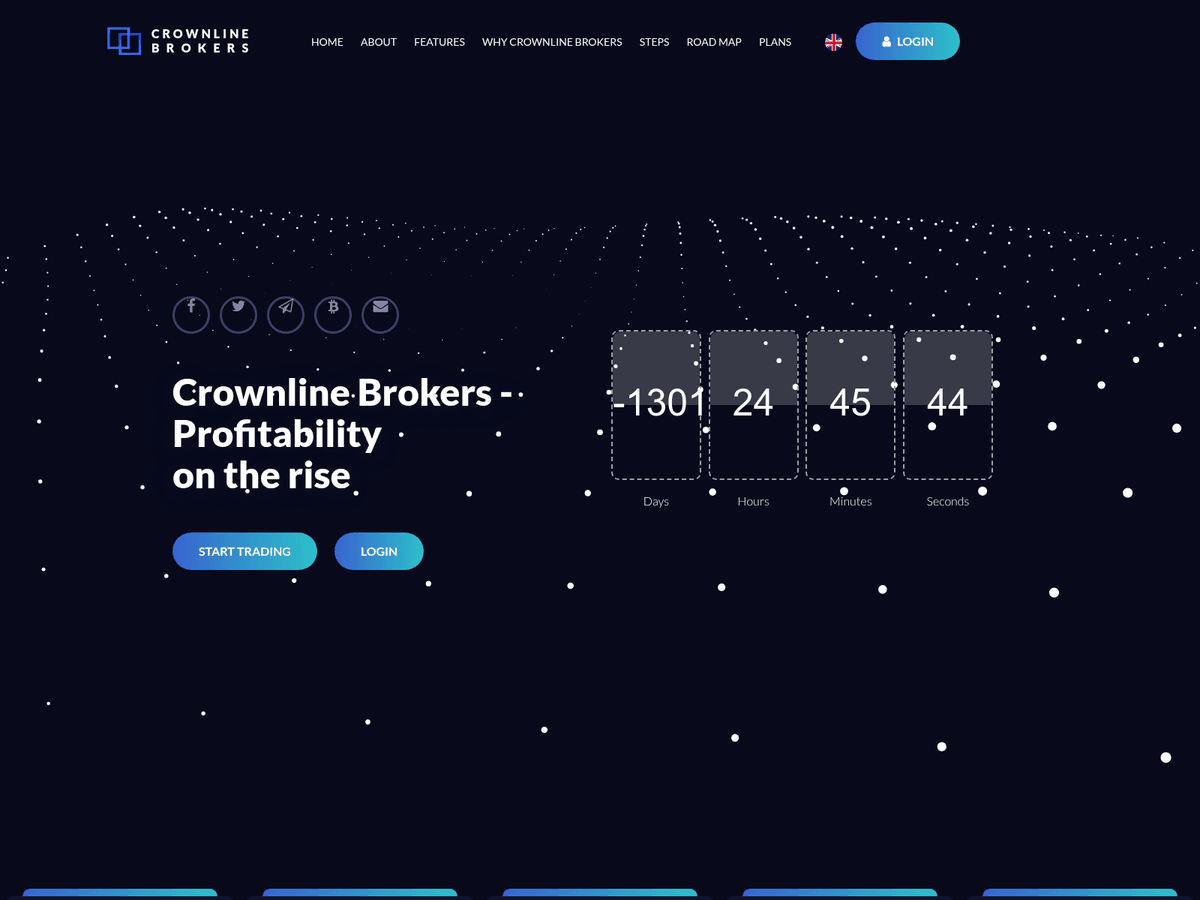 Screenshot von Crownlinebrokers