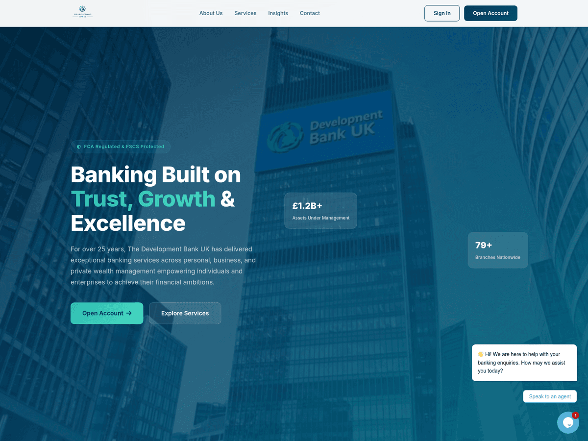 Screenshot der Webseite Devbankuk (devbankuk.com)