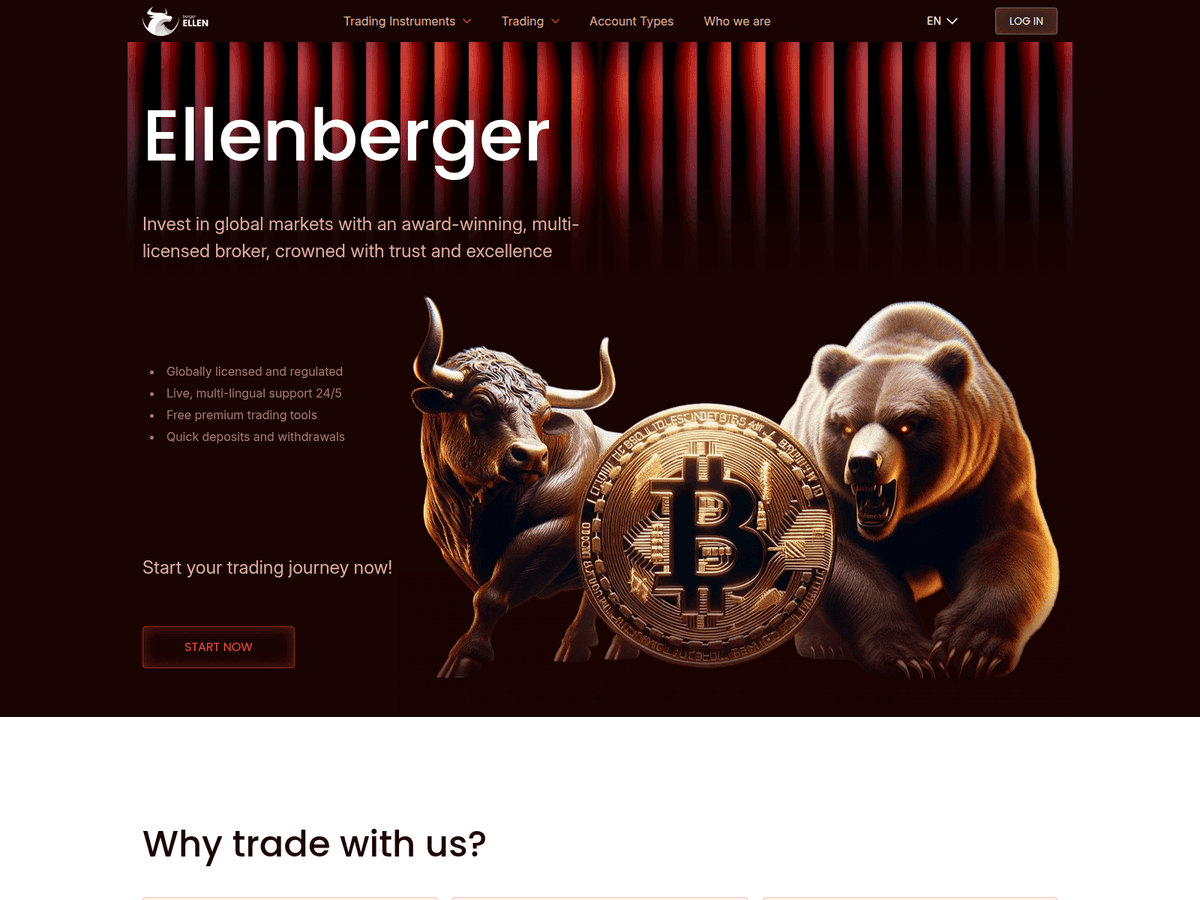Screenshot der Webseite Ellenberger (ellenberger.pro)
