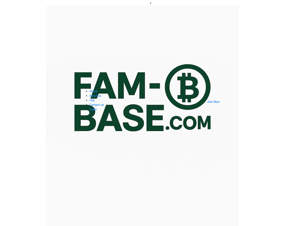 Screenshot der Webseite Fam Base (fam-base.com)