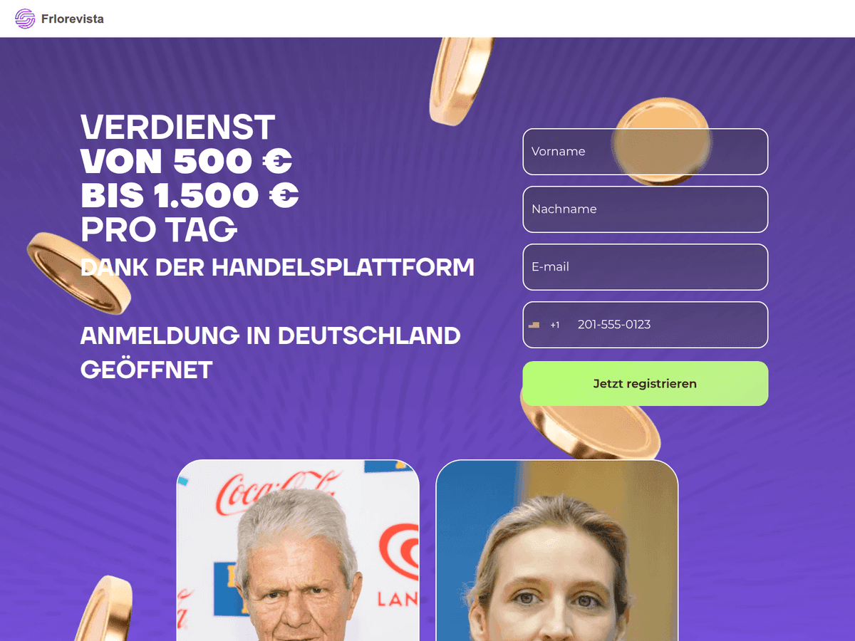 Screenshot der Webseite Frlorevista (frlorevista.xyz)