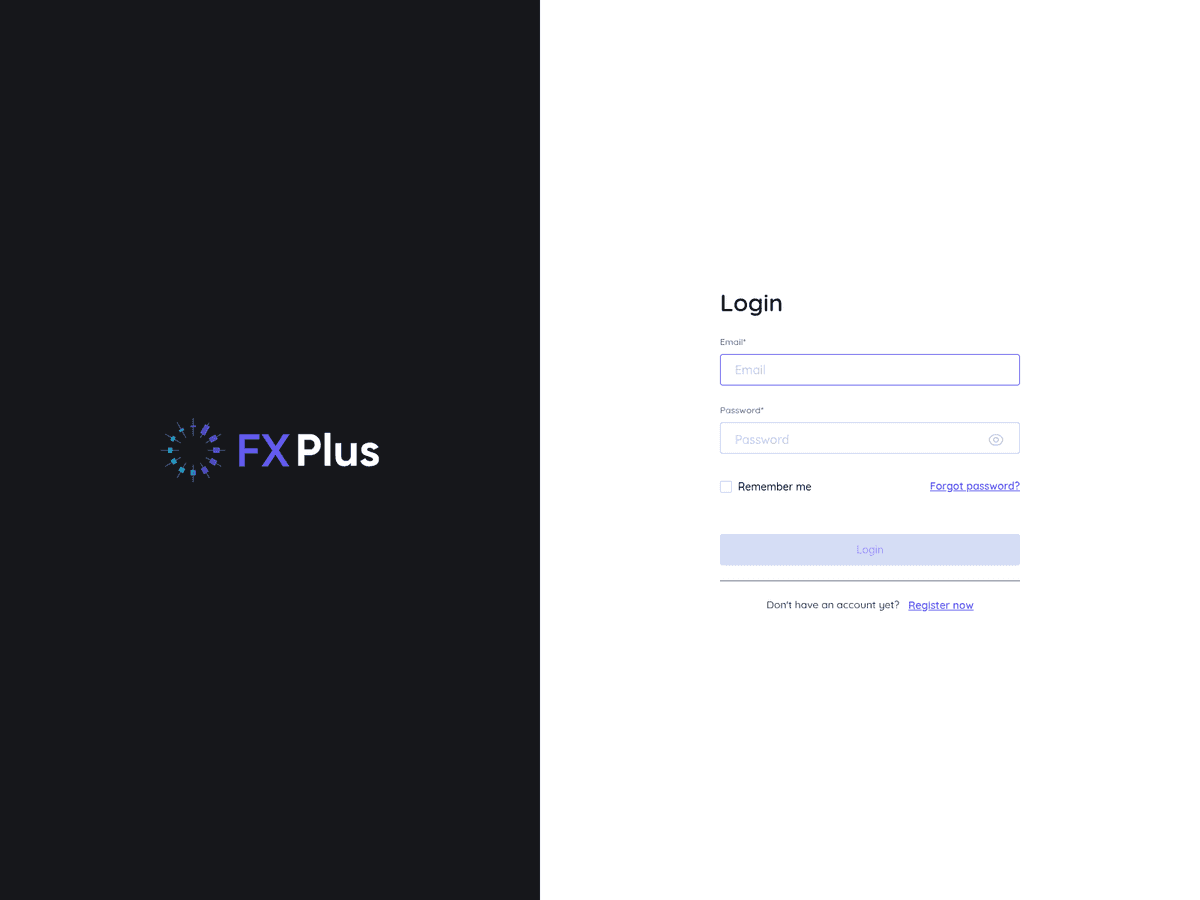 Screenshot der Webseite Fxplus (fxplus.ai)