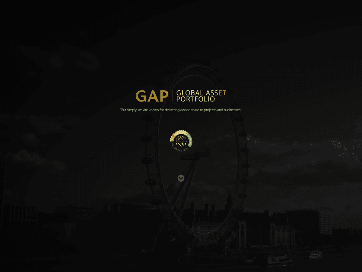 Screenshot der Webseite Globalassetportfolio (globalassetportfolio.com)