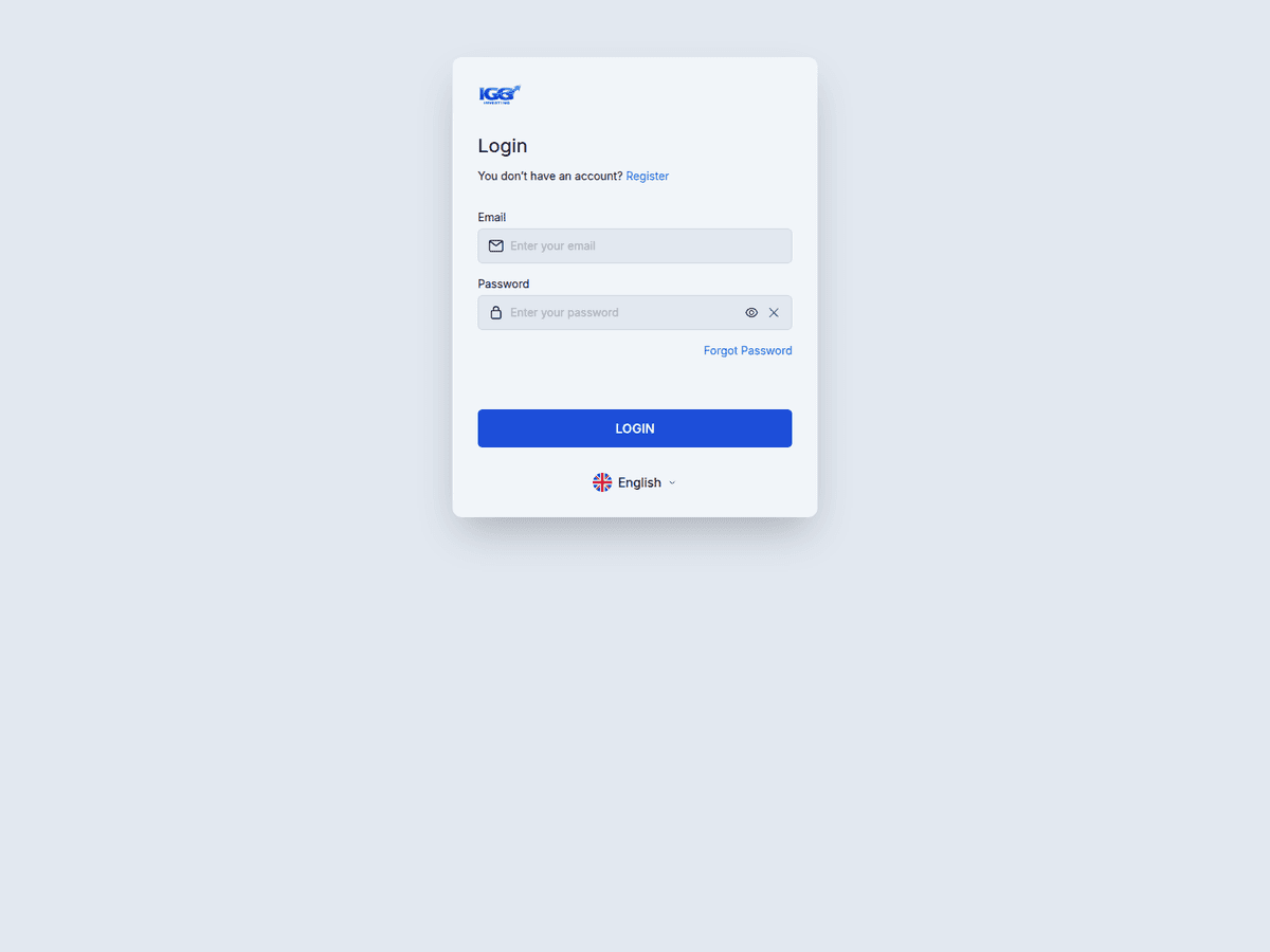 Screenshot der Webseite Igginvesting (igginvesting.com)