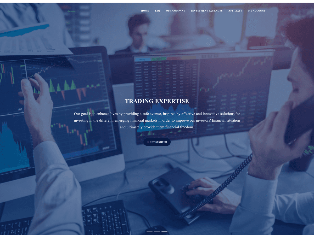 Screenshot der Webseite Lightningsinvestment (lightningsinvestment.com)