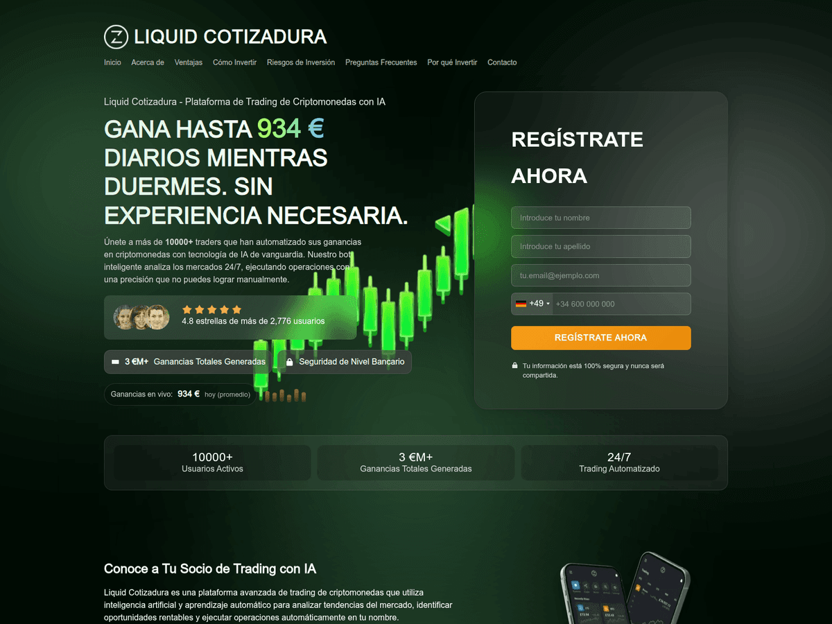 Screenshot der Webseite Liquidcotizadura (liquidcotizadura.com)