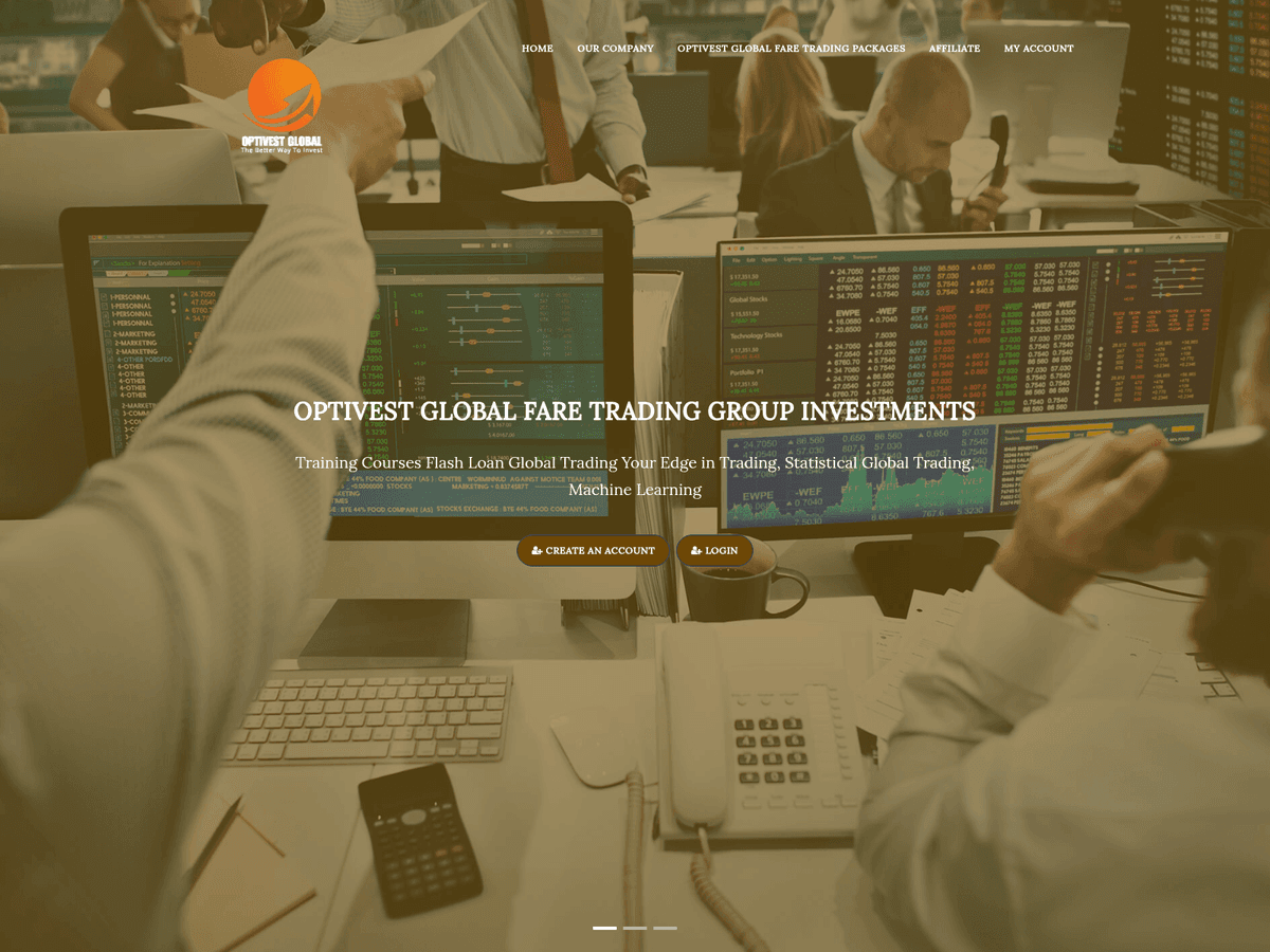 Screenshot der Webseite Optivestglobalfare (optivestglobalfare.com)