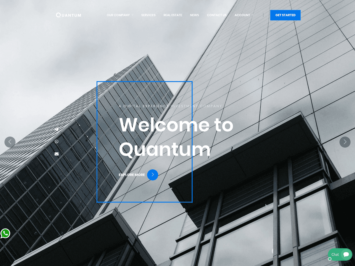 Screenshot der Webseite Quantumtrad (quantumtrad.org)