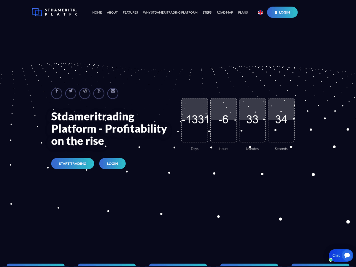 Screenshot der Webseite Stdameritradingplatforms (stdameritradingplatforms.com)