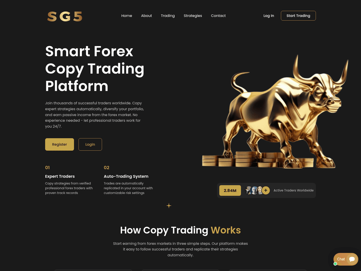 Screenshot der Webseite Supergrowth5 (supergrowth5.com)