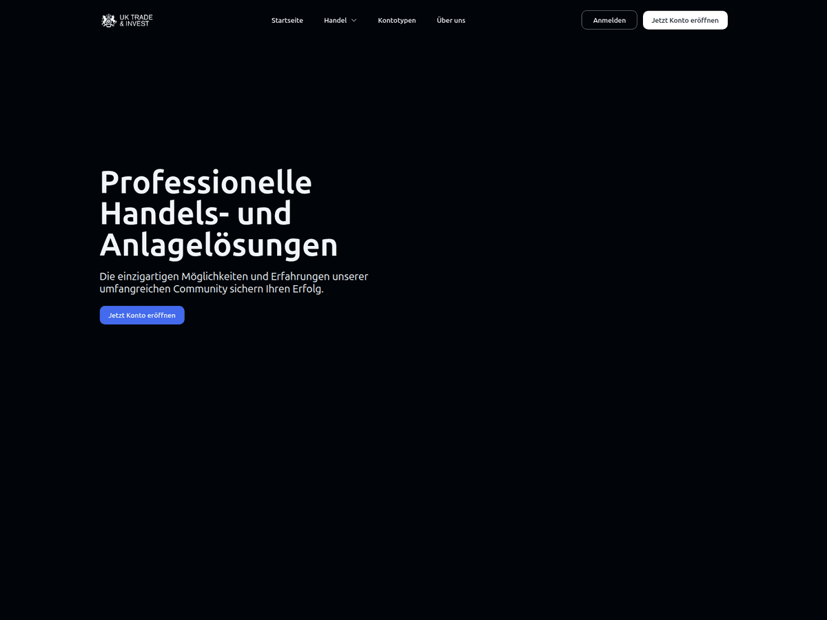 Screenshot der Webseite Uk Trd (uk-trd.investments)