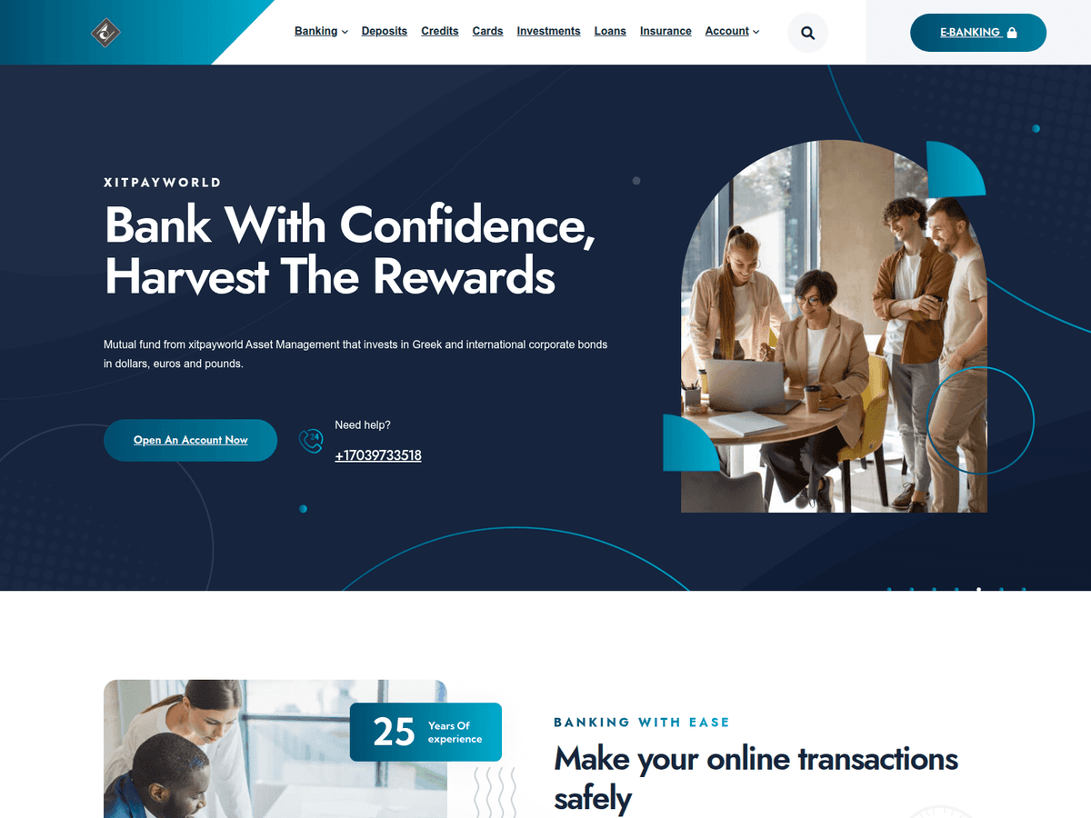 Screenshot der Webseite Xitpayworld (xitpayworld.com)
