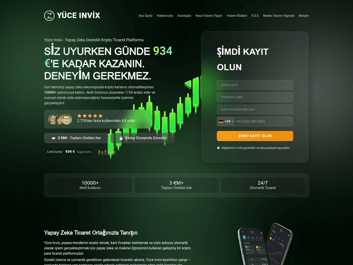 Screenshot der Webseite Yceinvix (yceinvix.com)
