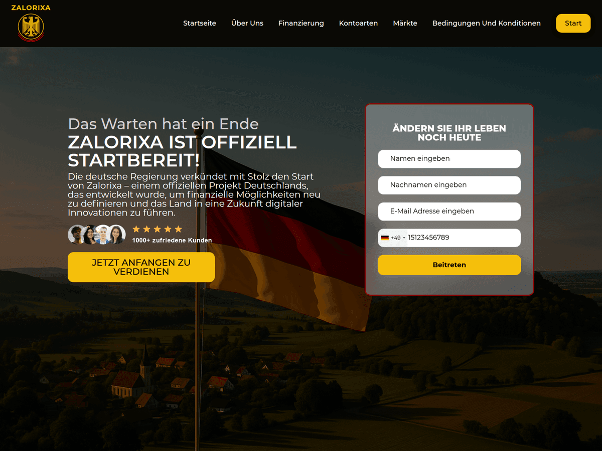 Screenshot von Zalorixa