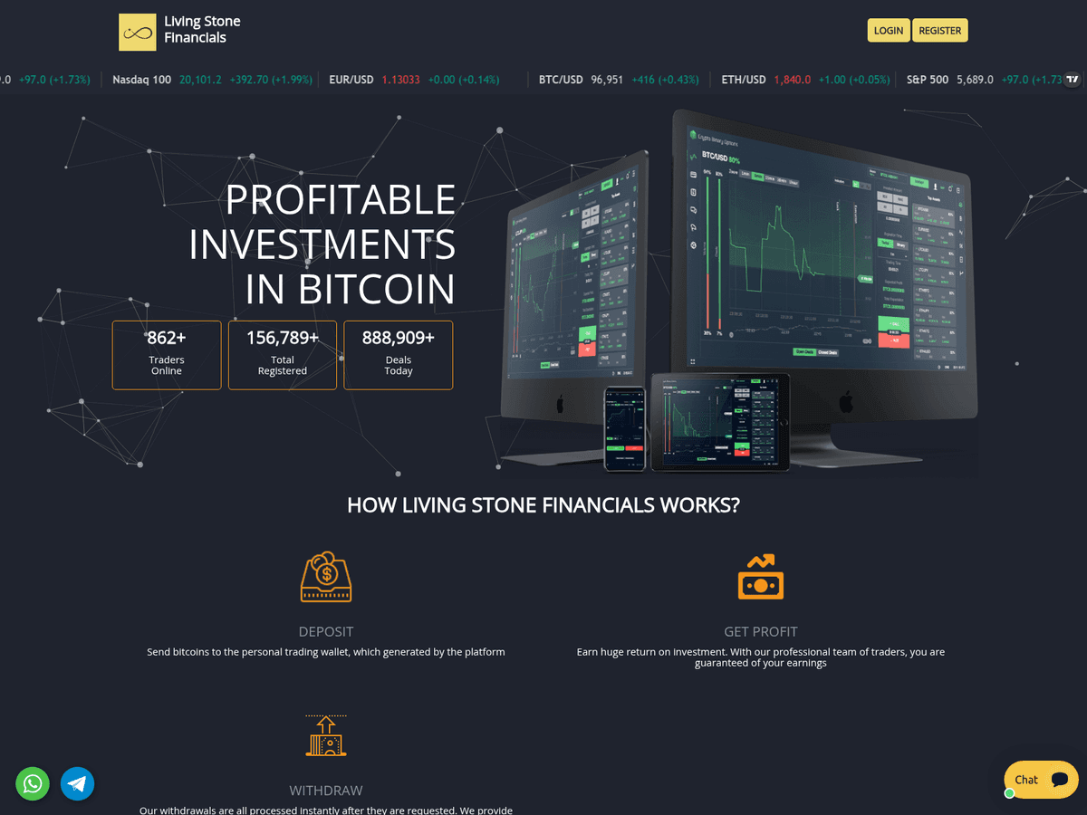 Screenshot der Webseite Livingstonefinancials (livingstonefinancials.com)