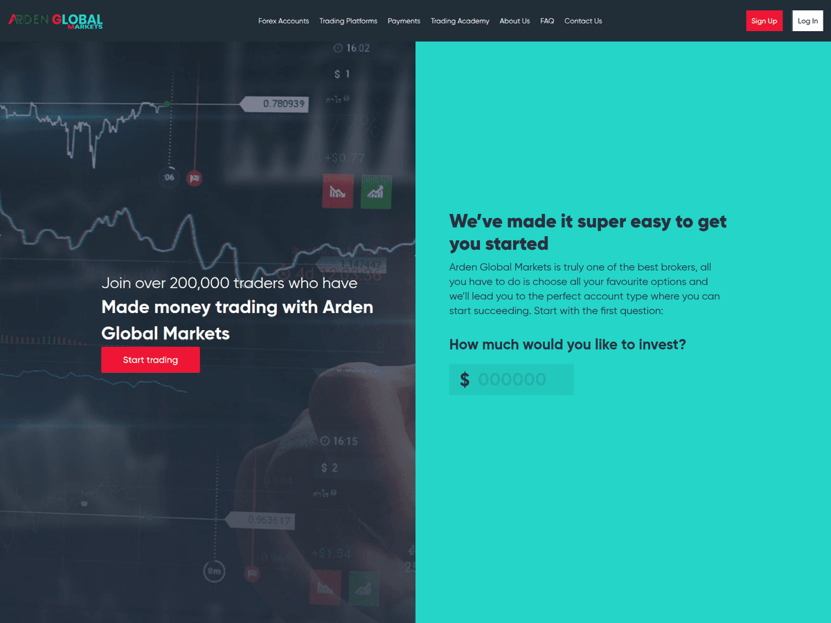 Screenshot von Ardenglobalmarkets