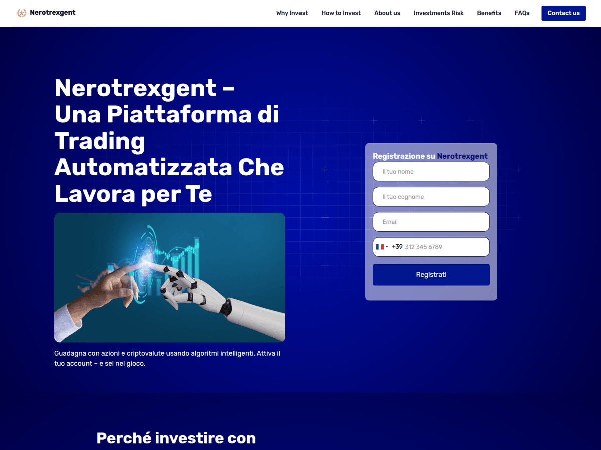 Screenshot der Webseite Nerotrexgent (nerotrexgent.org)