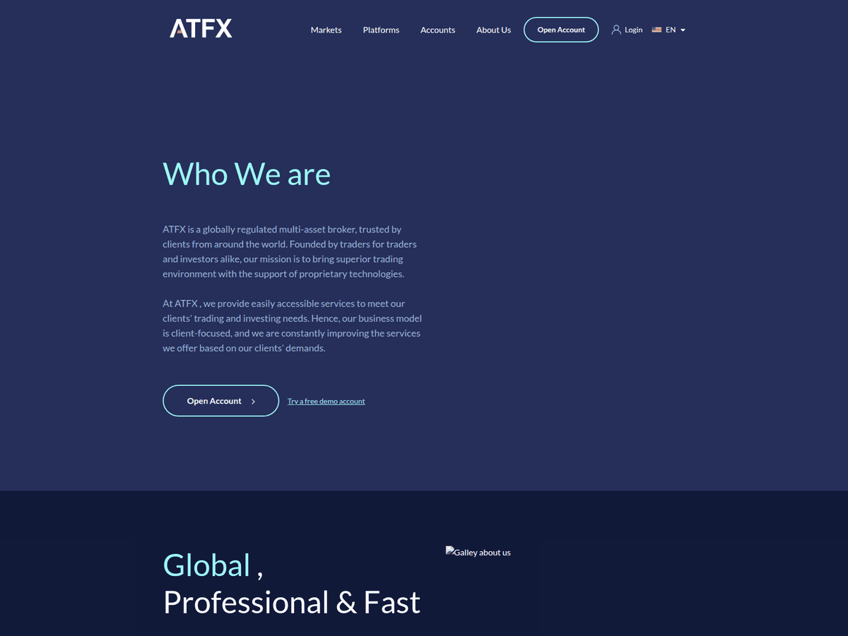 Screenshot der Webseite Atfxproex (atfxproex.com)