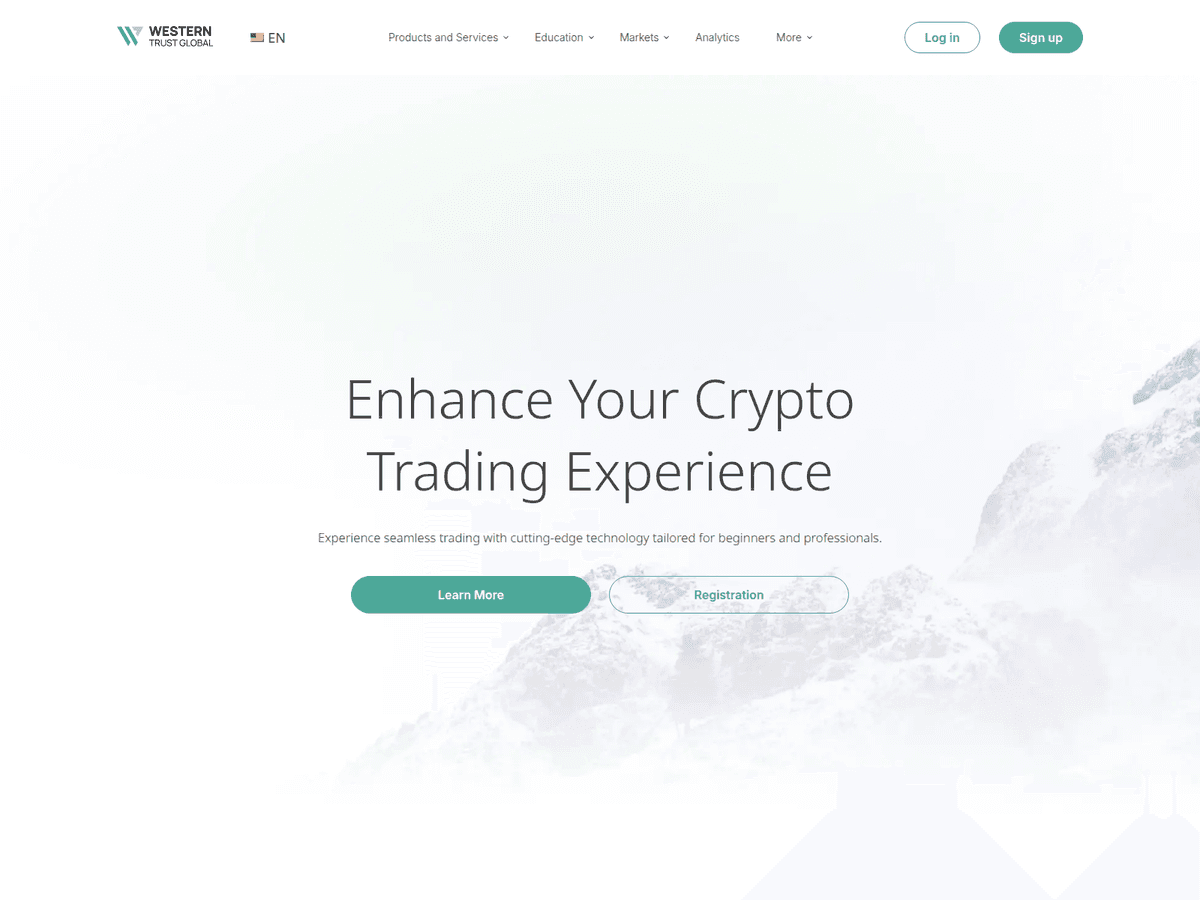 Screenshot der Webseite Westerntrust Global (westerntrust-global.com)