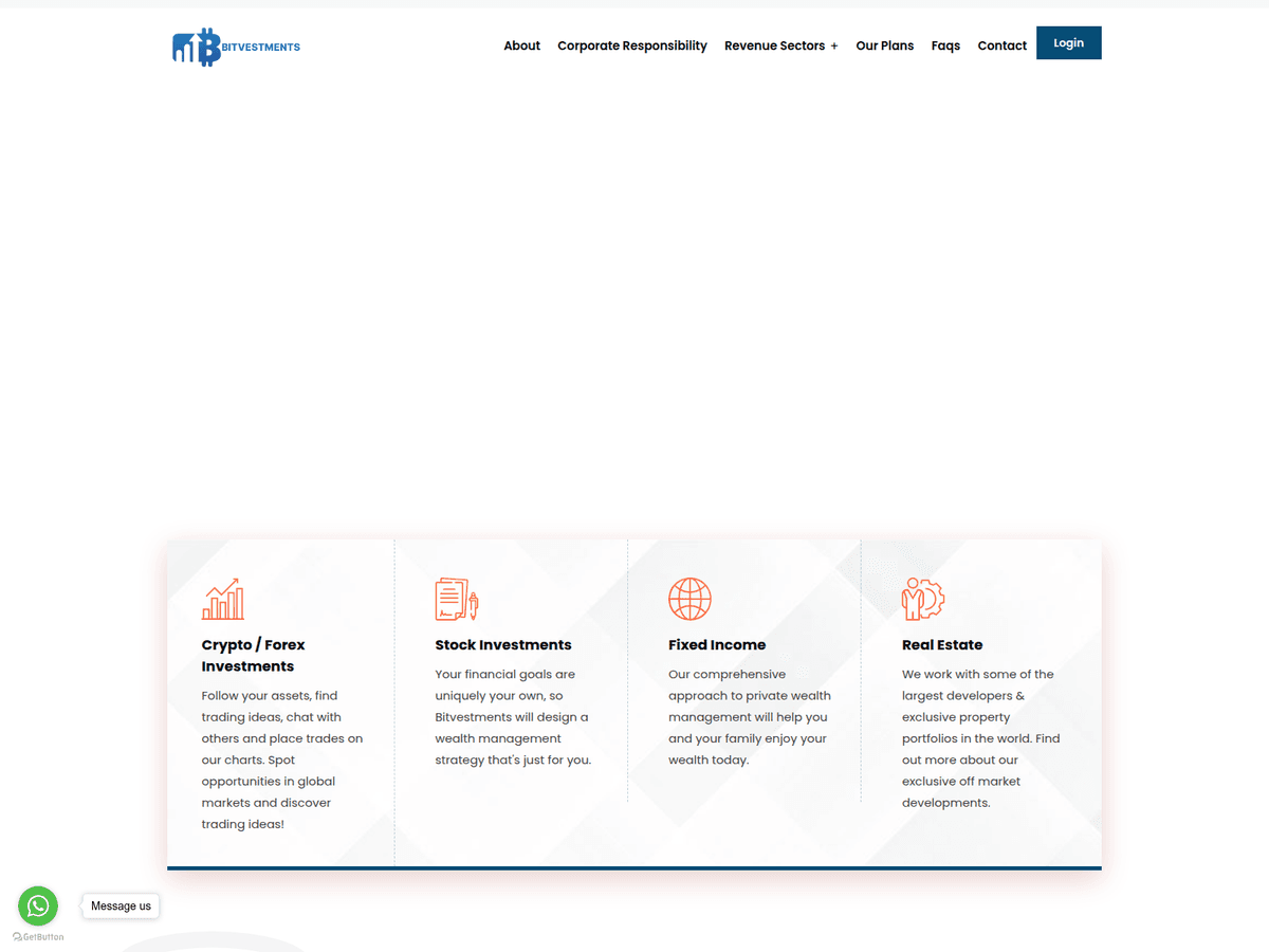 Screenshot von Bitinvestments