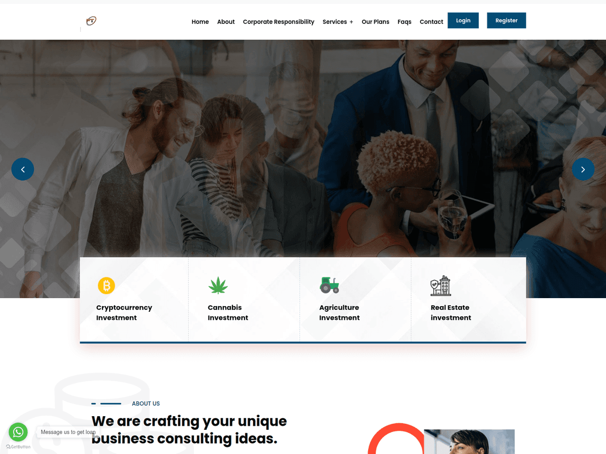 Screenshot der Webseite Goldstonemax (goldstonemax.com)