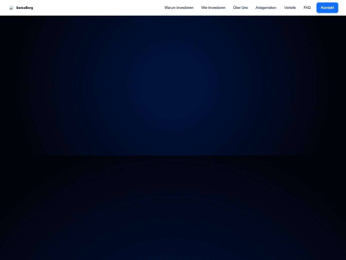 Screenshot der Webseite Swissborgex (swissborgex.de)