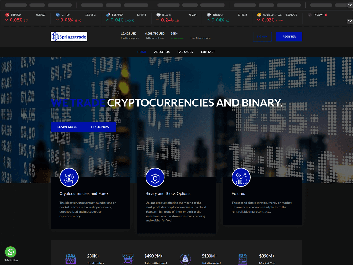 Screenshot von Theimperialholdings