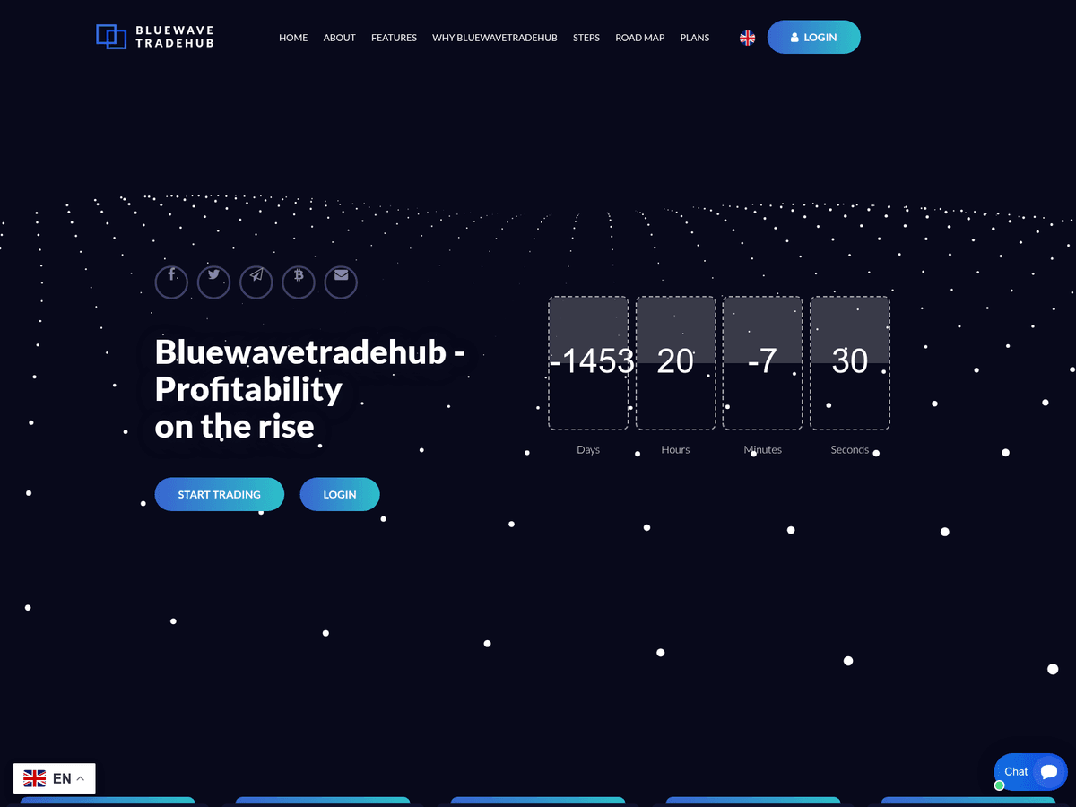 Screenshot von Bluewave Tradehub