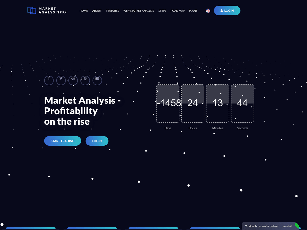 Screenshot der Webseite Markets Analysispro (markets-analysispro.live)