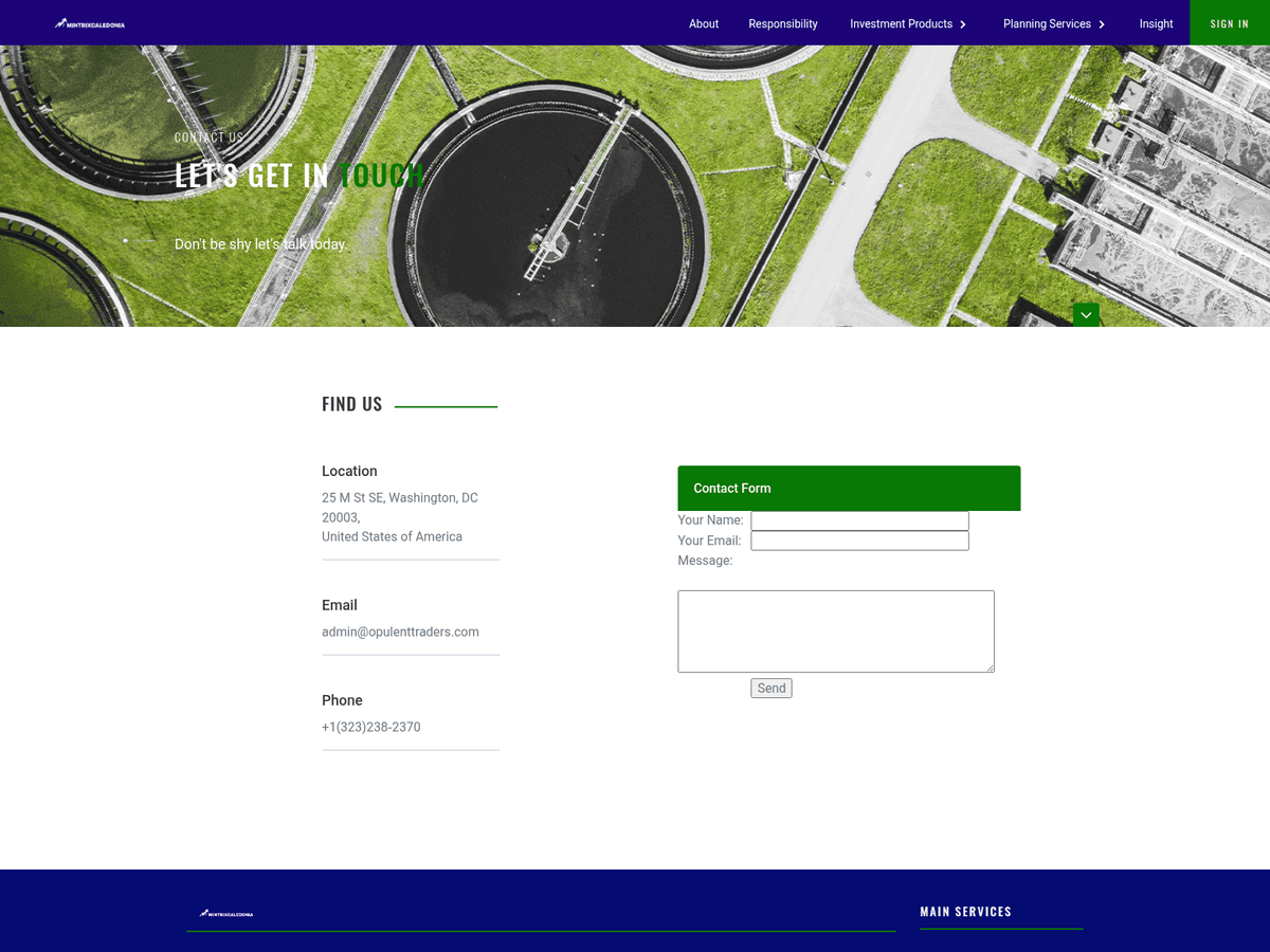 Screenshot der Webseite Mintrixcaledonia (mintrixcaledonia.com)
